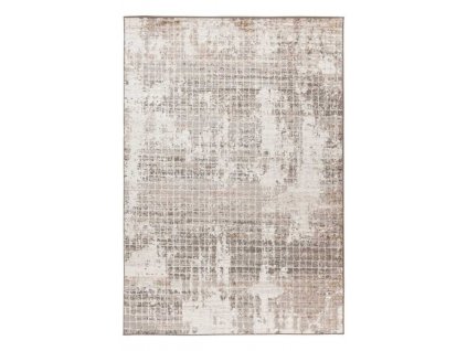 Kusový koberec Milas 203 Silver-Beige  Kusový koberec s velmi jemným povrchem. Jemný lesklý polyester, vintage motiv,3D efekt, bavlněný rub.