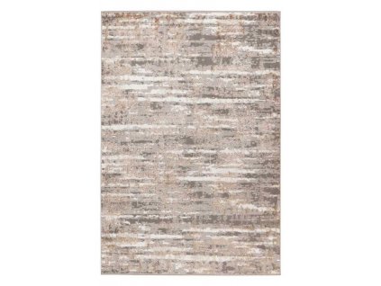 Kusový koberec Milas 206 Silver-Beige  Kusový koberec s velmi jemným povrchem. Jemný lesklý polyester, vintage motiv,3D efekt, bavlněný rub.