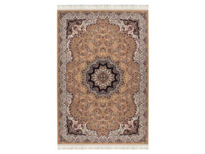 Kusový koberec Oriental 902 Beige  Kusový koberec s velmi jemným povrchem. Jemný polypropylen, orientální motiv, přírodní třásně, bavlněný rub.