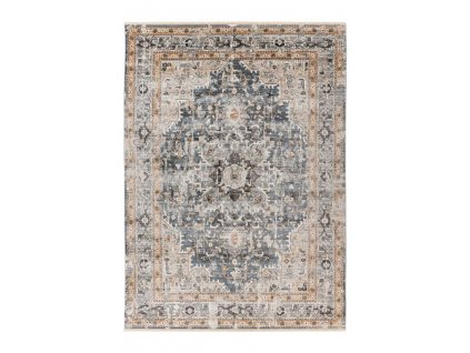 Kusový koberec Prime 601 Silver  Kusový koberec s velmi jemným povrchem. Jemný PP, Soft touch, Vintage vzhled, přírodní třásně, bavlněný rub.