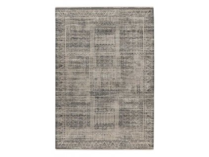 Kusový koberec Vogue 702 Grey  Kusový koberec s velmi jemným povrchem. Jemný polyester, Soft touch, Vintage vzhled, přírodní třásně, bavlněný rub.