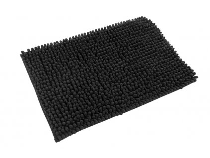 Koupelnová předložka Fluffy Mats Black  Koupelnová předložka, s velmi jemným a příjemným povrchem, vysoká hustota, protiskluzová úprava, lze prát v pračce.