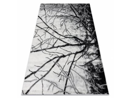 Kusový koberec EMERALD EXCLUSIVE 3820 strom stříbrný  Kusový koberec EMERALD EXCLUSIVE 3820 strom stříbrný  - glamour, stylový strom stříbrný