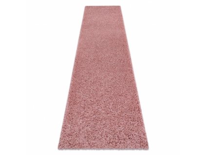 Kusový koberec, běhoun SOFFI shaggy 5 cm světle růžový  Kusový koberec, běhoun SOFFI shaggy 5 cm světle růžový  -  do kuchyně, předsíně, chodby, haly