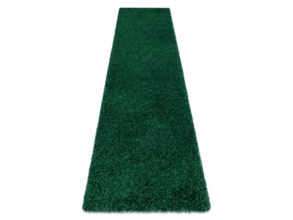 Kusový koberec, běhoun SOFFI shaggy 5 cm láhev zelená  Kusový koberec, běhoun SOFFI shaggy 5 cm láhev zelená  -  do kuchyně, předsíně, chodby, haly