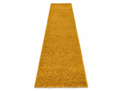 Kusový koberec, běhoun SOFFI shaggy 5 cm zlato  Kusový koberec, běhoun SOFFI shaggy 5 cm zlato  -  do kuchyně, předsíně, chodby, haly