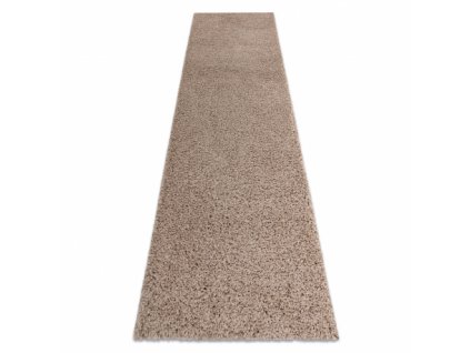 Kusový koberec, běhoun SOFFI shaggy 5 cm béžový  Kusový koberec, běhoun SOFFI shaggy 5 cm béžový  -  do kuchyně, předsíně, chodby, haly