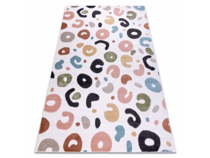 Dětský kusový koberec FUN Spots, skvrny krém  Dětský kusový koberec FUN Spots, skvrny krém - pro děti, skvrny krém