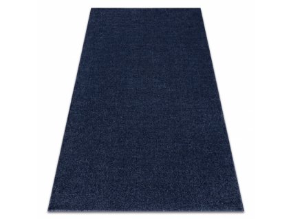 Kusový koberec SOFTY, Jednobarevný, tmavě modrá  Kusový koberec SOFTY, Jednobarevný, tmavě modrá -