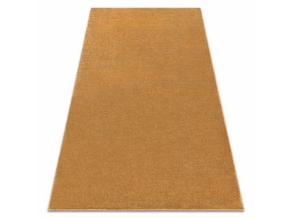 Kusový koberec SOFTY, Jednobarevný, zlatý  Kusový koberec SOFTY, Jednobarevný, zlatý -