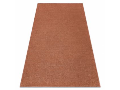 Kusový koberec SOFTY, Jednobarevný, terakota  Kusový koberec SOFTY, Jednobarevný, terakota -