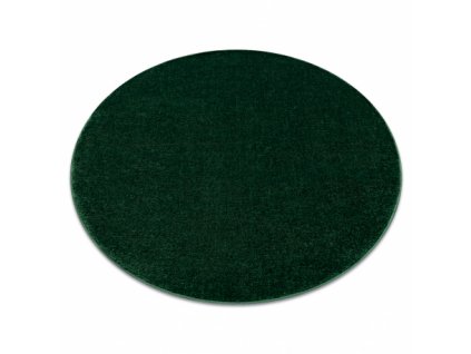 Kusový koberec kulatý SOFTY Jednobarevný, forest zelená  Kusový koberec kulatý SOFTY Jednobarevný, forest zelená -
