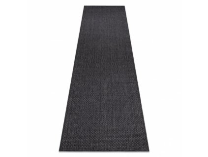 Kusový koberec, běhoun TIMO 6272 SISAL venkovní černý  Kusový koberec, běhoun TIMO 6272 SISAL venkovní černý -