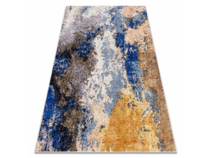 Dětský kusový koberec MIRO 51774.802 pratelný  Abstrakce protiskluz, modrý / béžový  Dětský kusový koberec MIRO 51774.802 pratelný  Abstrakce protiskluz, modrý / béžový - Abstrakce protiskluz, modrý / béžový