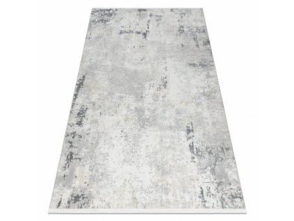 Kusový koberec moderní DUKE 51378 krémová / šedá  Kusový koberec moderní DUKE 51378 krémová / šedá  -  Beton, kámen strukturovaný, velmi jemný, třásně
