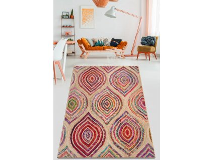 Kusový koberec Cavita - Cotton, Vícebarevná  Kusový koberec - 929CHL2269