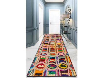 Kusový koberec Circulo Djt, Vícebarevná  Kusový koberec