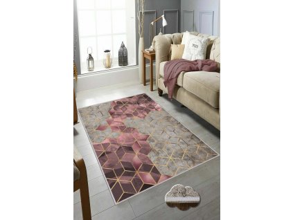 Kusový koberec HMNT771, Vícebarevná  Kusový koberec - 478HFT1204