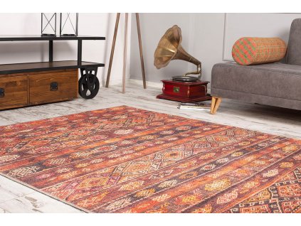 Kusový koberec Soul Chenille - Red AL 215, Vícebarevná  Kusový koberec