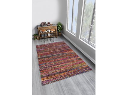 Kusový koberec W1077 - Multicolor, Vícebarevná  Kusový koberec