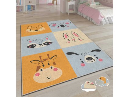 Kusový koberec ALHO ÇHL-12A, Vícebarevná, 100 x 180 cm  Kusový koberec - 487KRL1435