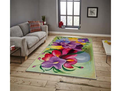 Kusový koberec ASR CRPT-9, Vícebarevná, 120 x 180 cm  Kusový koberec - 288NGR1524