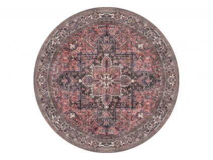 Kusový koberec Soul Chenille - Rustic AL 122, Vícebarevná, 150 cm KRUH  Kusový koberec - 473RTP2505