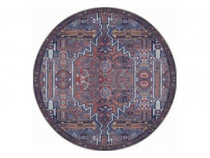 Kusový koberec Soul Chenille - Rustic AL 144, Vícebarevná, 150 cm KRUH  Kusový koberec - 473RTP2472