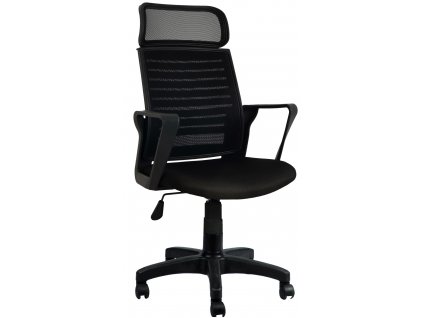 Kancelářská židle Bürocci Likya - Black, Černá  Kancelářská židle