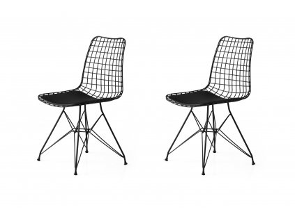 Sada židlí (2 kusy) Tivoli 271 V2, Černá  Sada židlí (2 kusy)