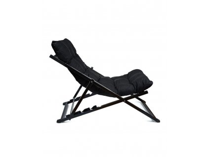 Zahradní lehátko Sunbed - Black, Černá  Zahradní lehátko Sunbed - Black, Černá