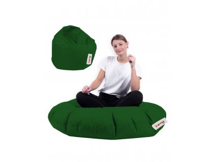 Zahradní sedací vak Iyzi 100 Cushion Pouf - Green, Zelená  Zahradní sedací vak Iyzi 100 Cushion Pouf - Green, Zelená