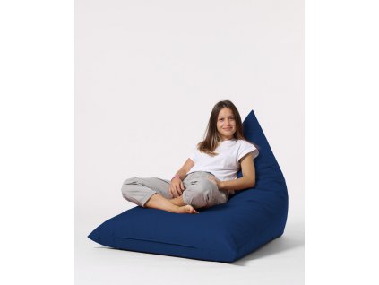 Zahradní sedací vak Pyramid Big Bed Pouf - Dark Blue, Tmavá Modrá  Zahradní sedací vak Pyramid Big Bed Pouf - Dark Blue, Tmavá Modrá