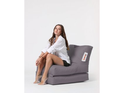 Zahradní sedací vak Siesta Sofa Bed Pouf - Fume, Kouřová  Zahradní sedací vak Siesta Sofa Bed Pouf - Fume, Kouřová