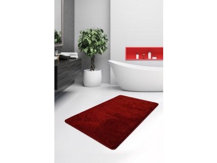 Koupelnová předložka, akrylát Havai - Red (80 x 140), Červená  Koupelnová předložka, akrylát Havai - Red (80 x 140), Červená