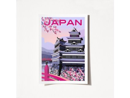 Plakát A3 Japan - 2011, Vícebarevná  Plakát A3 Japan - 2011, Vícebarevná