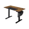 Psací stůl Andrle, výškově nastavitelný, Rustikální Hnědá  Výškově nastavitelný elektrický psací stůl, 60 x 120 x (72-120) cm, plynule nastavitelný, paměťová funkce se 4 výškami, rustikální hnědá.
