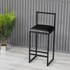 Barová židle Nordic - Black, Černá  Barová židle