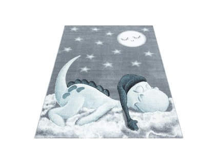 Dětský kusový koberec BAMBI 0840, Modrá  Dětský kusový koberec