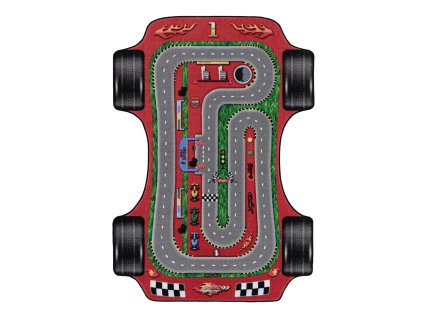 Kusový koberec PLAY 2907, Červená  Dětský kusový koberec