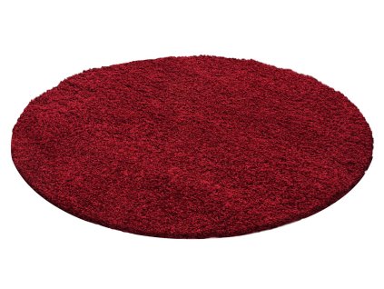 Kusový koberec DREAM 4000, Červená  Kusový koberec, kulatý