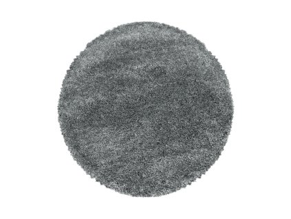 Kusový koberec FLUFFY 3500, Světlá Šedá  Kusový koberec, kulatý