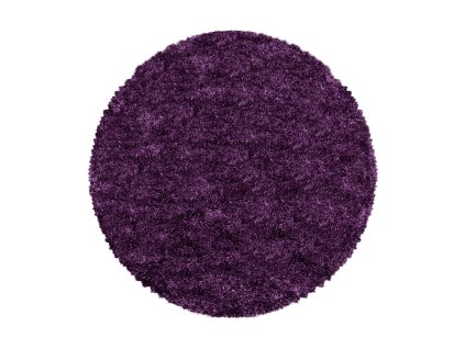 Kusový koberec FLUFFY 3500, Lila  Kusový koberec, kulatý