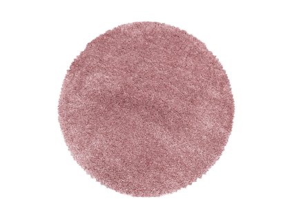 Kusový koberec FLUFFY 3500, Růžová  Kusový koberec, kulatý