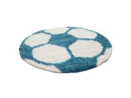 Kusový koberec FUN 6001, Tyrkysová  Kusový koberec, kulatý