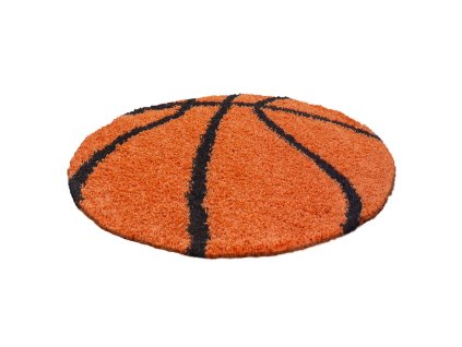 Kusový koberec FUN 6002, Oranžová  Kusový koberec, kulatý