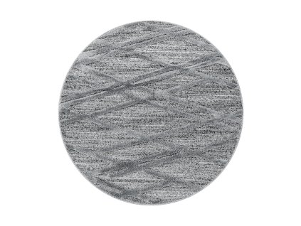 Kusový koberec PISA 4706, Šedá  Kusový koberec, kulatý