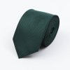 Tmavě zelená kravata s jemnou aplikací