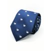 Kravata tmavě modrá se šneky