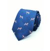 Kravata tmavě modrá s koněm